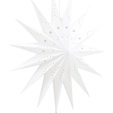 Lampe Suspension Déco "Lindvallen" 60cm Blanc (1/5)