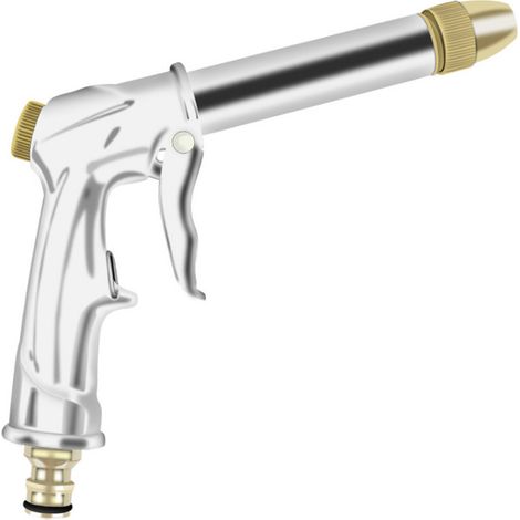 Pistolet Pulvérisateur Pour Tuyau D Arrosage - Réglage Rotatif Haute Pression - Pour Jardin Pelouse Nettoyage Extérieur - 1 Pièce (1/5)