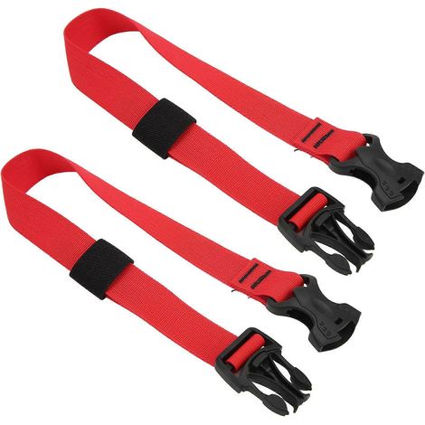 20242 pièces - Sangle de valise réglable de 0,6 m avec boucle à dégagement rapide - Sangles de bagages multifonctionnelles pour le camping (1/5)