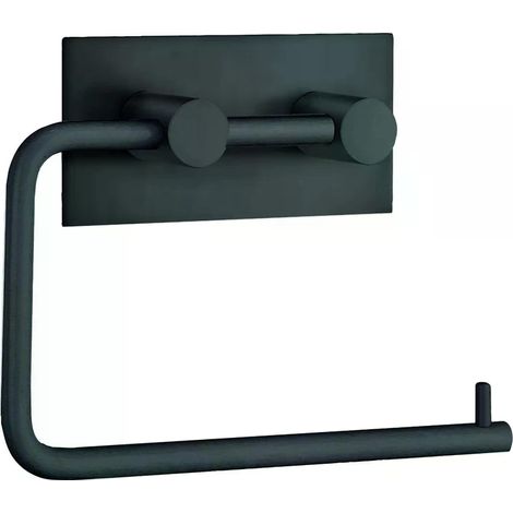 Smedbo Design Toilettenpapierhalter, Schwarz, Selbstklebend BB1098 (1/4)