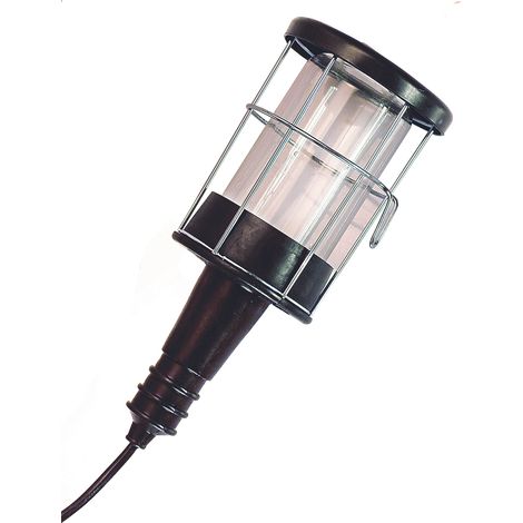 Handleuchte 100 Watt ohne Leuchtmittel 5m H05RN-F 2x1,0 IP20 (1/2)