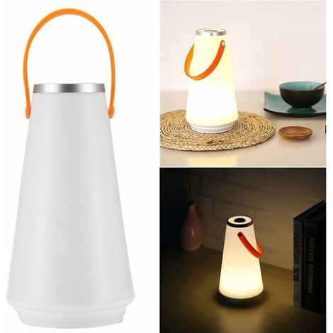 Home Wireless LED Night Table Lamp USB Rechargeable Touch Switch Light Switch for Outdoor Camping (1/5)