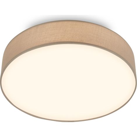 Plafonnier LED, 2 600 lm, 3 000 K, 24 W, taupe, IRC ≥ 80 (1/5)