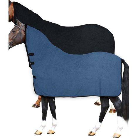 135 cm, Bleu royal: Couverture d'éponge pour l'après travail  Tissu High pour chevaux