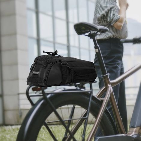 Bolsa portaequipajes multifuncional para bicicleta - 8 litros - Multicolor (1/4)