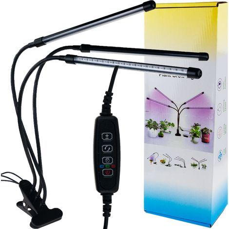 IM010 3-ARMIGE PFLANZENWACHSTUMSLAMPE 60 LEDS TIMER + FERNBEDIENUNG (1/5)