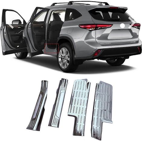 Seuil de porte intérieur avec protection de pédale pour Toyota Grand Highlander, accessoires auto 2024 ( ) (1/5)