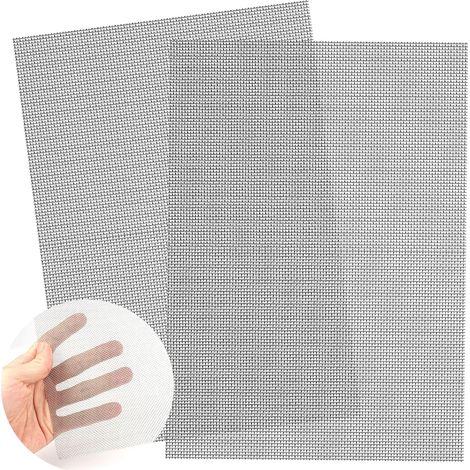 4 Pièces Wire Mesh Maille Métallique Filtre 30x21 cm Grillage Fine Maille Grille Métallique Maille 20 Mesh  Grille Maille Filtration Feuilles Filtre d'écran Grille Grillage Terrarium (1/5)