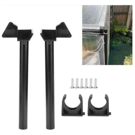 Ej.Life Greenhouse Rainwater Gutter Drainage Pipe Kit Downspout Pipe (1/4)