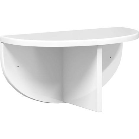 Scaffale da parete Bianco Lucido 38 x 19 x 19 cm vidaXL