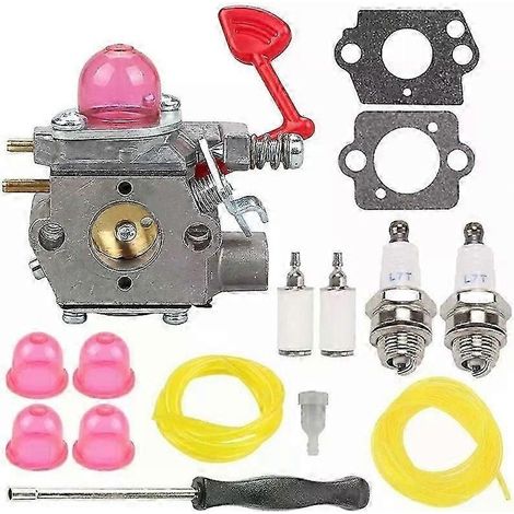 Carburateur WT-875 compatible avec les souffleurs Craftsman, Poulan Pro et McCulloch MAC MC200VS, P200C et P325 (200 mph). Remplace la référence 545081855. (1/5)