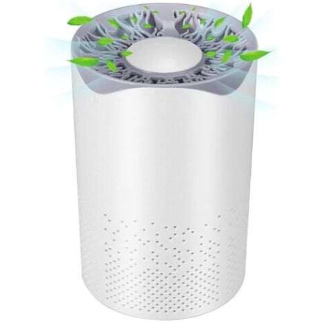 Luftreiniger mit HEPA-Filter, tragbar, 35 dB, leiser Luftreiniger mit USB-Kabel, 1 m Luftreiniger, Luftreiniger für Zuhause, Büro, Auto, Reisen (1/5)