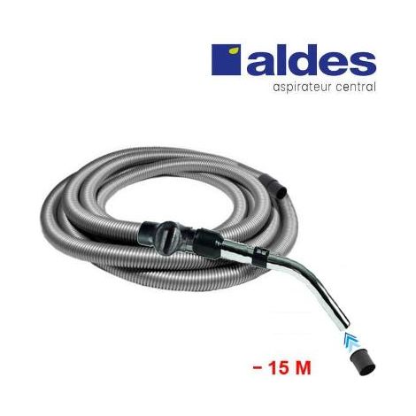 Flexible ALDES avec poignée standard chromée remplace la poignée de commande pneumatique ALDES 11070062 avec douille de démarrage - longueur au choix - 15m