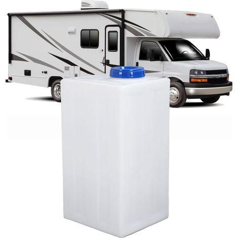 Réservoir d'eau vertical de 26 gallons (98 litres) pour camping-cars, caravanes, remorques, bateaux et yachts (KC-100L), dimensions : 710 x 400 x 360 mm. Fabriqué en polyéthylène de qualité alimentair (1/5)