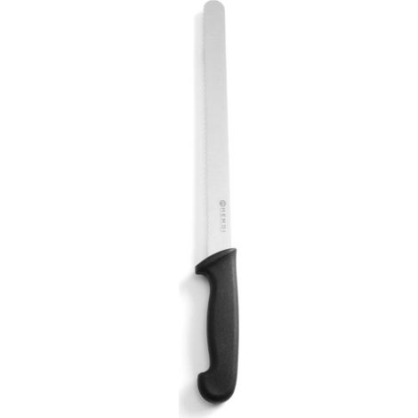 Professionelles Brot- und Teigmesser schwarz HACCP 250 mm - Hendi 843000 (1/2)