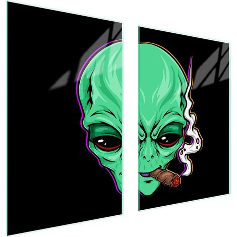 Assiette de protection en verre pour la cuisine 65x52 UFO (1/5)