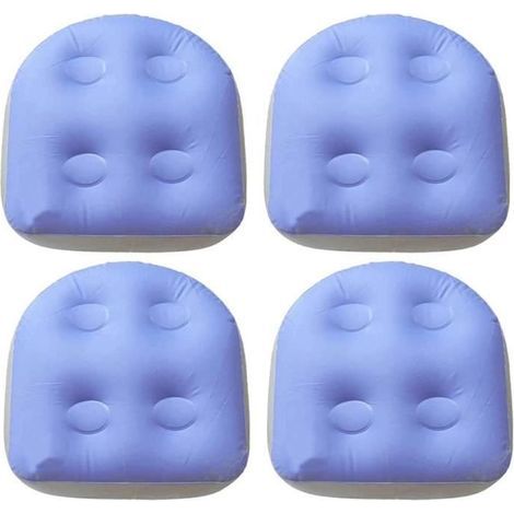Prasku 4-piece suction cushions for inflatable spa jacuzzi, outdoor whirlpool bath pads A129