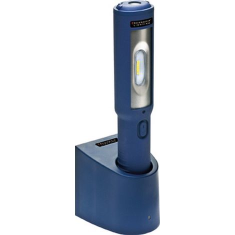 Lámpara portátil - LED - batería y cargador SUN, 220/40 lm, Ø x Largo 55 x 280 mm