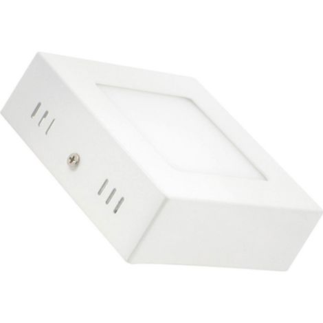Plafoniera LED 6w lato 120mm applique quadrata da muro, soffittoLuce Fredda 6400k