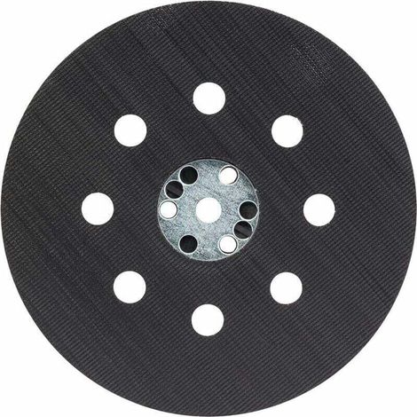 Mittelhartes Schleifpad (für Lack, Spachtelmasse, 8 Löcher, Ø 125 mm, Zubehör für Exzenterschleifer) (1/4)