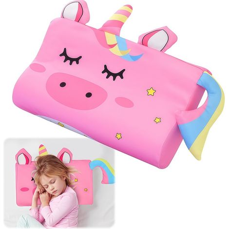 Almohada - almohadas - Almohada infantil - Almohada ergonómica - Almohada para dormir infantil - Funda de almohada - Habitación infantil - Dulces sueños - Viajes - Escuela (1/5)