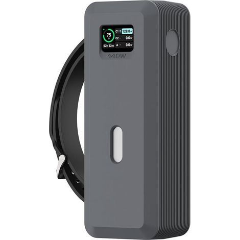 Étui de protection en silicone pour SIKAI CASE, compatible avec la batterie externe Anker 737 de 24 000 mAh, avec emplacement pour carte SD/SIM et trou pour écrou de 1/4 de pouce. (1/3)