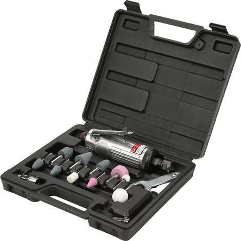 Ponceuse pneumatique pour métaux, machine de polissage, meuleuse, outil pneumatique de meulage, ensemble d'outils
