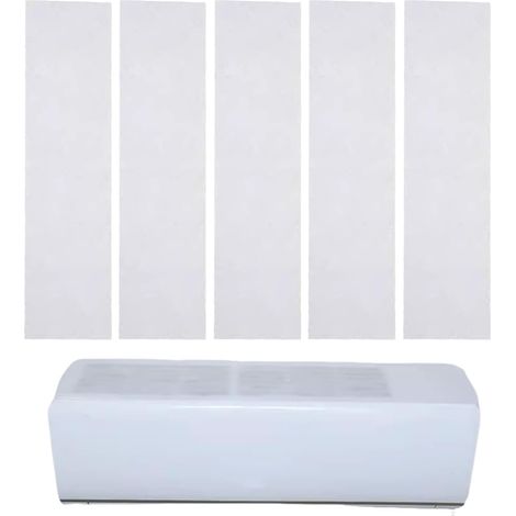 Klimaanlagenfilter – 22 x 80 cm – Staubabweisende Nanofasern – Filtermaterial für Lüftungsschlitze – Für den Innenbereich, z. B. für Zuhause, Schlafzimmer, Wohnzimmer, Küche, Büro, Schule und Hotel
