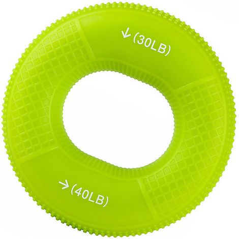 Anneau d'exercice pour les mains portable en silicone à double force, améliore la circulation sanguine, exercice pour les doigts vert (1/5)
