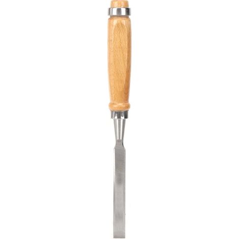Ciseau à bois, manche en bois, lime en acier, outil professionnel pour le travail du bois, Cr V 12 mm (1/5)