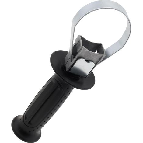 Front Side Electric Hammer with Auxiliary Handle Black Plastic with Metal Ring, Ambidextrous, 230mm4.8cm, 154g, Suitable for 22/26 Electric Hammer (1/5)