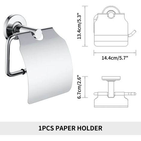 Porte-papier toilette noir mat avec support pour téléphone, fixation murale, accessoire de salle de bain en acier inoxydable brossé doré. (1/5)