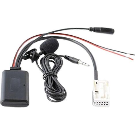 Câble AUX 3,5 mm avec microphone stéréo pour Citroën C2 C3 C4 (remplacement) (1/5)