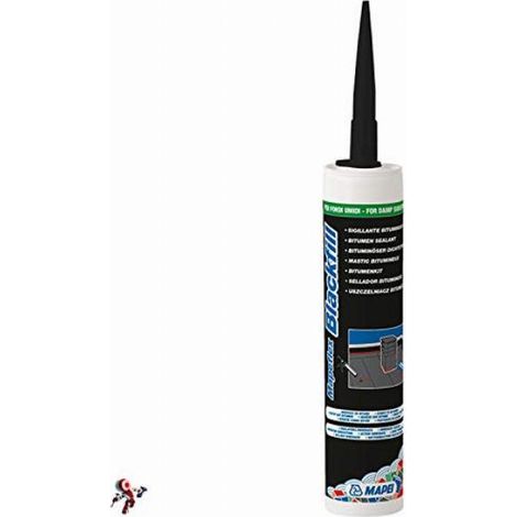 Mapeflex Blackfill Sigillante bituminoso nero cartuccia 300 ml. MAPEI (1/2)