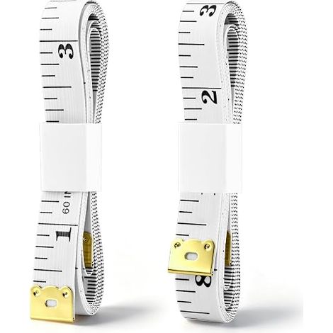 Mètres à Ruban pour Couturier Double Face, Règle Souple, 1.5M (1/5)