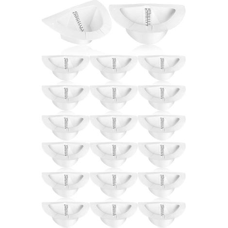 Lot de 20 chapeaux de recueil d'urine pour toilettes, gobelets à urine (1/5)