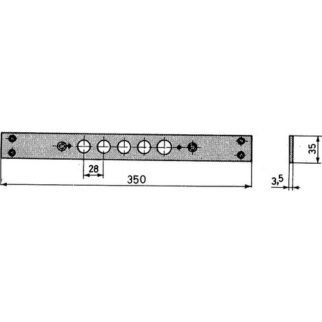 CISA 06221.00 FRONTALE SERRATURA 57515- CISA- 1,0 pz