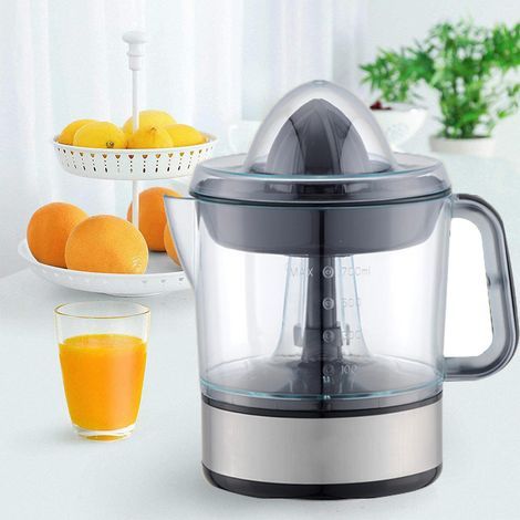 Automatischer Entsafter (700 ml) mit Fruchtfleischabscheider, großer Entsafter für den Hausgebrauch zur Herstellung von reinem, frittiertem Saft (1/5)