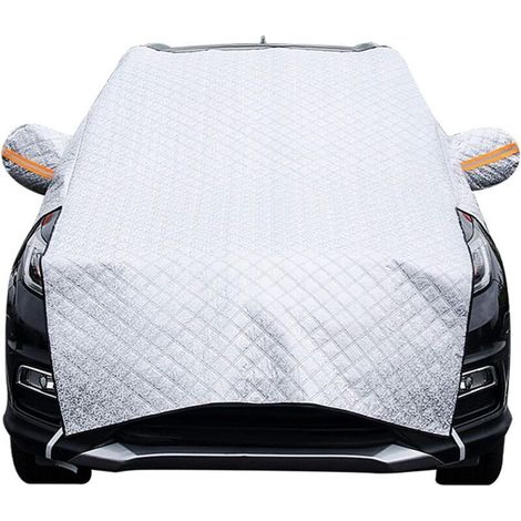 Copertura magnetica pieghevole per parabrezza auto: protezione efficace contro neve, ghiaccio e sole, facile da installare e riporre.
