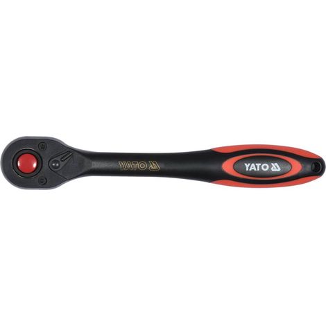 Chiave a cricchetto dritta Yato da 1/2", con rivestimento nero YT-0292