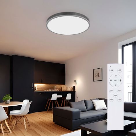 Deckenleuchte Deckenlampe Holz Esszimmerlampe CCT Memory Fernbedienung LED