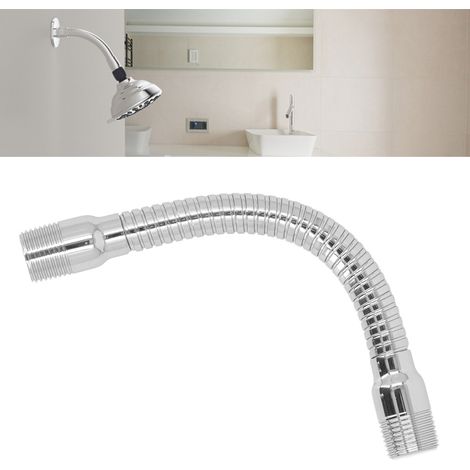Verstellbarer Duscharm, schwenkbarer Duscharm, verlängerter Wasserauslauf, Duschschlauch, Duscharm mit Flansch (1/5)