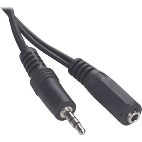 Rallonge Audio - Mini Jack 3,5 Mm - 3 M - Connecteurs Plaqués Nickel - Câble Stéréo