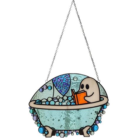 à la lecture en acrylique - Figurine d'amant de livres pour affichage à domicile, accent artistique compact avec design clair, pendentif décoratif pour le salon, chambre, acrylique transparent, l (1/5)