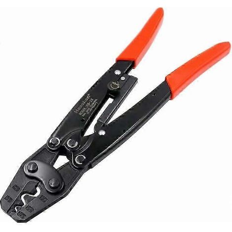Outil de sertissage à cliquet HS-16 pour cosses non isolées (type à pointe) de 1,5 à 16 mm² (15 à 5 AWG) (1/5)