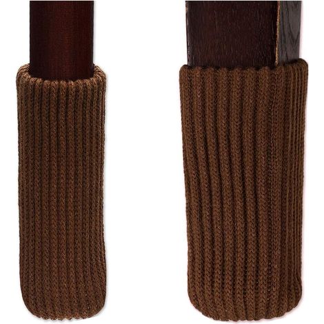 Lot de 20 chaussettes en laine tricotée pour pieds de meubles, patins de protection pour parquets des rayures