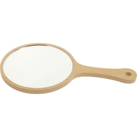 Miroir à Main pour Maquillage Portable Miroir de Coiffeuse de Poche Compact pour Femme