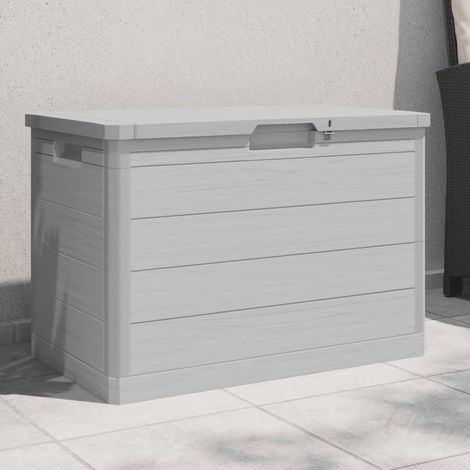 Outdoor-Kissenbox Grau 77,5x44,5x53 cm Polypropylen