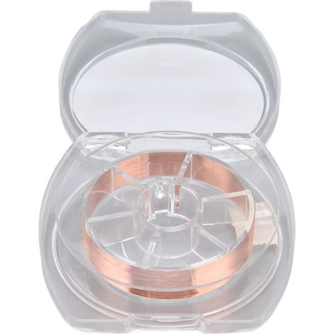 Fil de cuivre de 0,02 mm, fil de saut super fin de 120 m, fil d'enroulement d'aimant émaillé, type d'isolation ultra fin, fil de conduction de puce de téléphone à faible résistance (1/5)