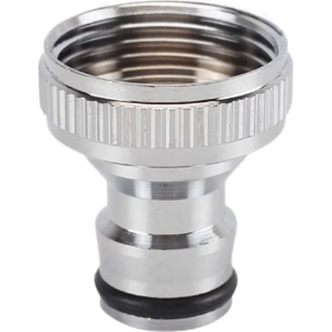Raccords de tuyauterie en laiton – Filetage femelle 3/4" à pas grossier avec bague d\'étanchéité – Kit d\'adaptateurs à raccord rapide en laiton pour tuyaux d\'eau, lavage de voiture et machines à lav (1/5)